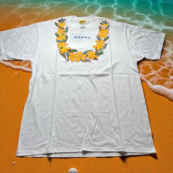 Vintage Ken Done Hawaii Leigh Art Men’s XL T-Shirt NWT - Picture 1 of 7